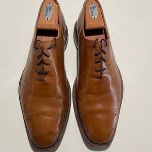 Allen Edmonds Greenwich 8.5D Walnut with shoe trees